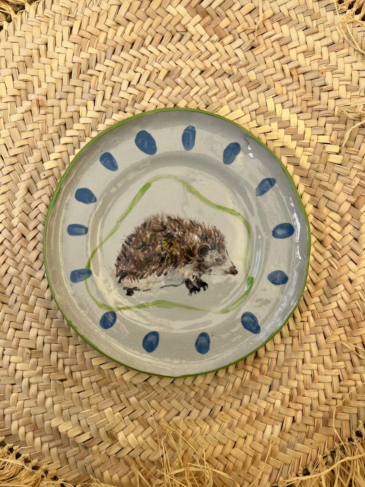 Hedgehog with green edge