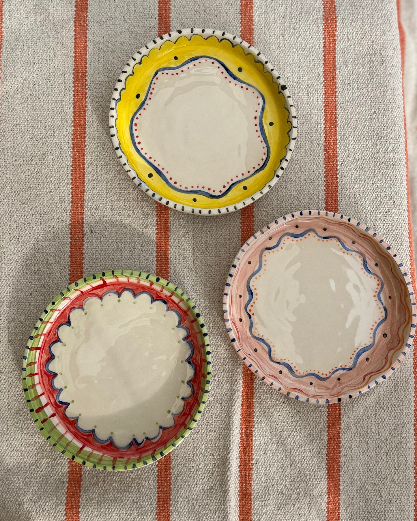 Little Life Bowls. Set of three. Number 6