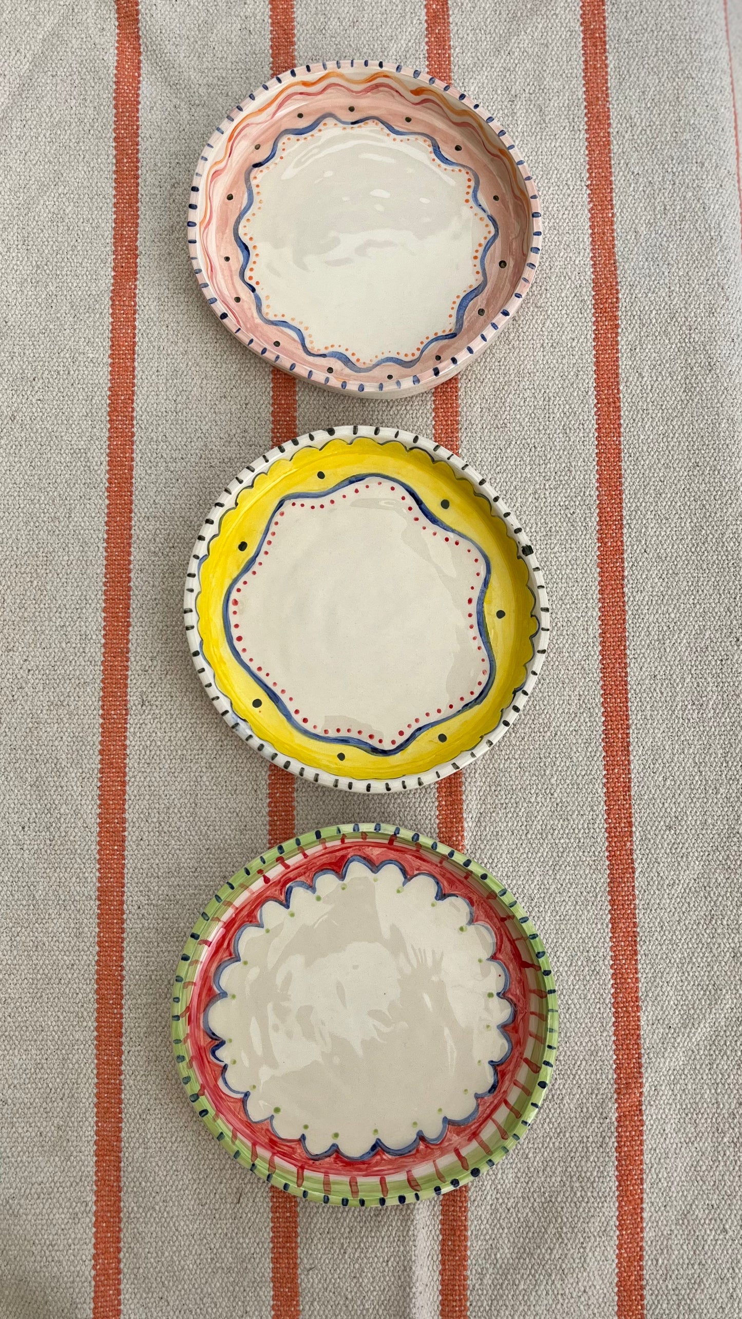 Little Life Bowls. Set of three. Number 6