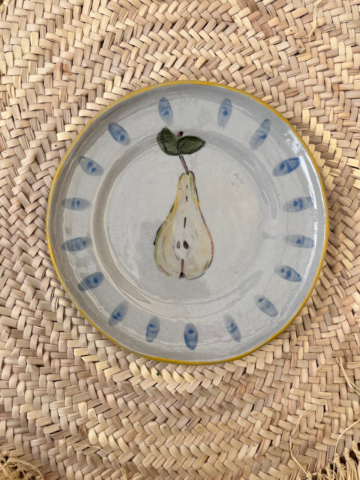 Pear with yellow edge